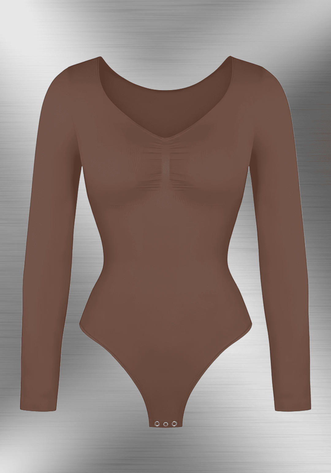 Long Sleeve Sculpting Silhouette Bodysuit