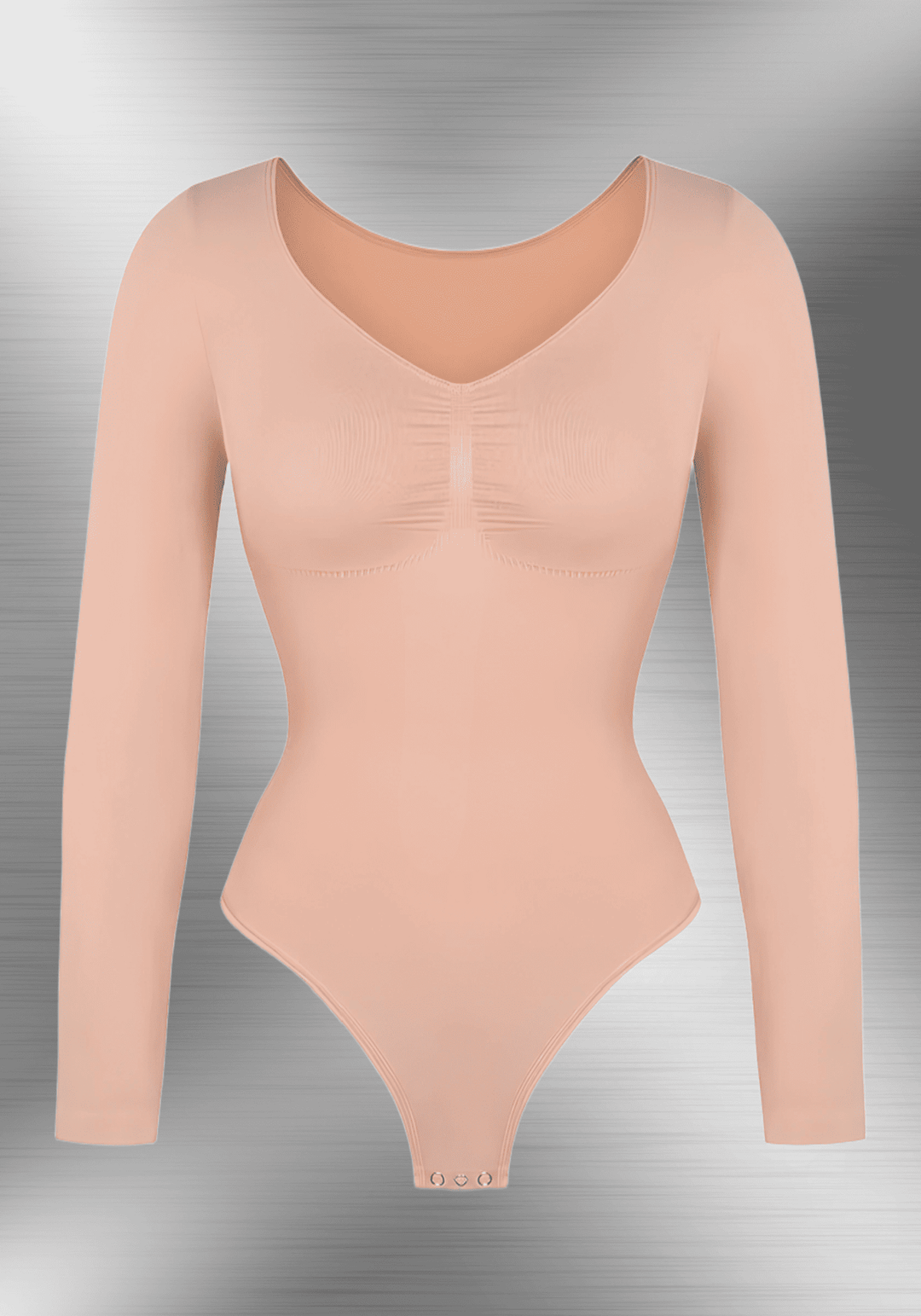 Long Sleeve Sculpting Silhouette Bodysuit