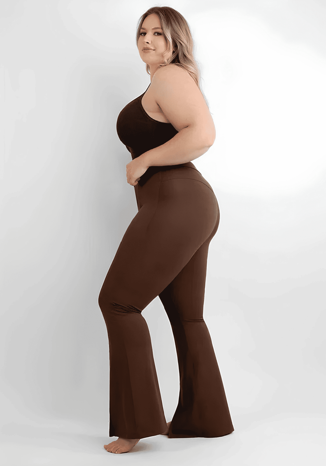 High-Waisted Front Slit Leggings