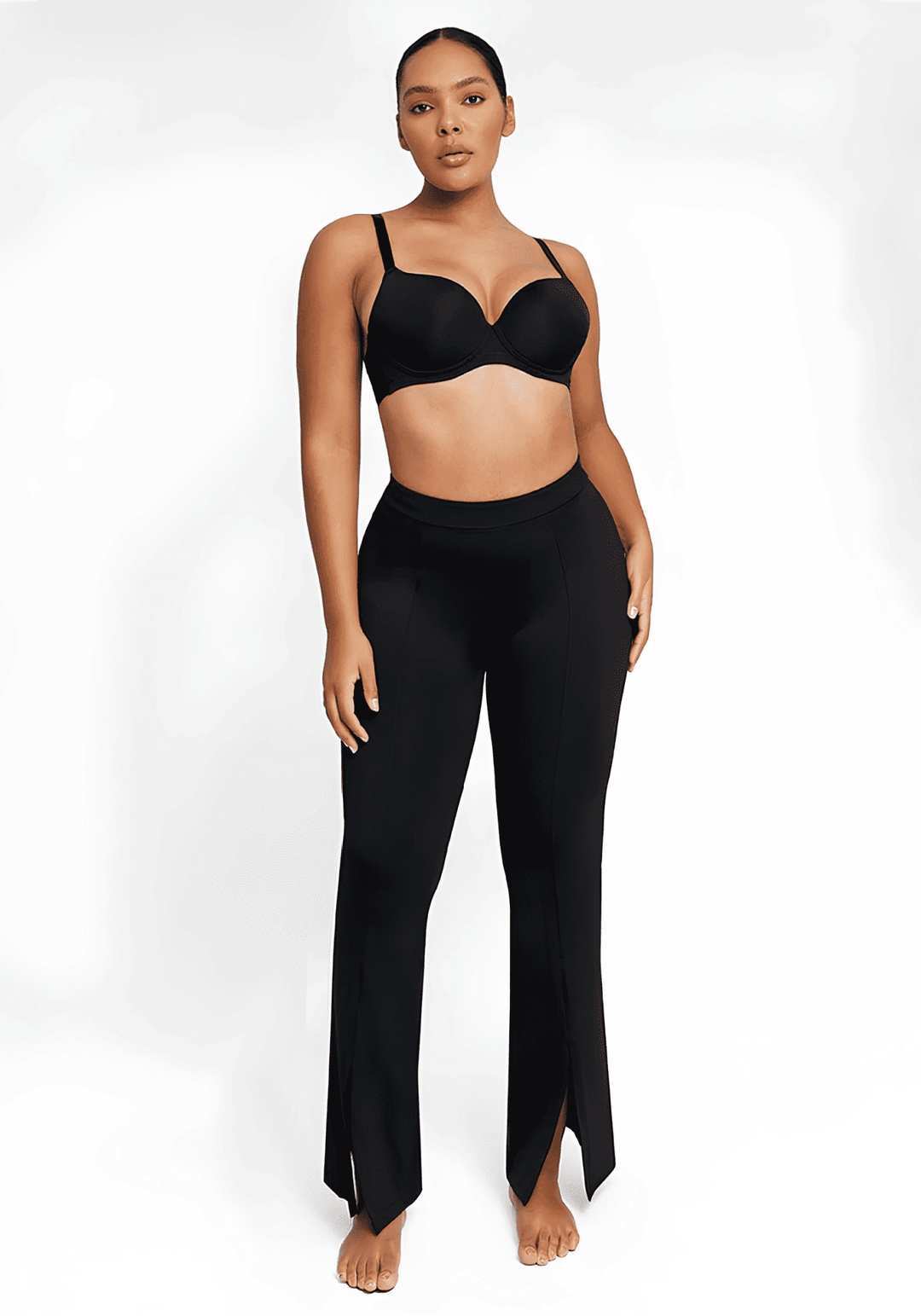 High-Waisted Front Slit Leggings