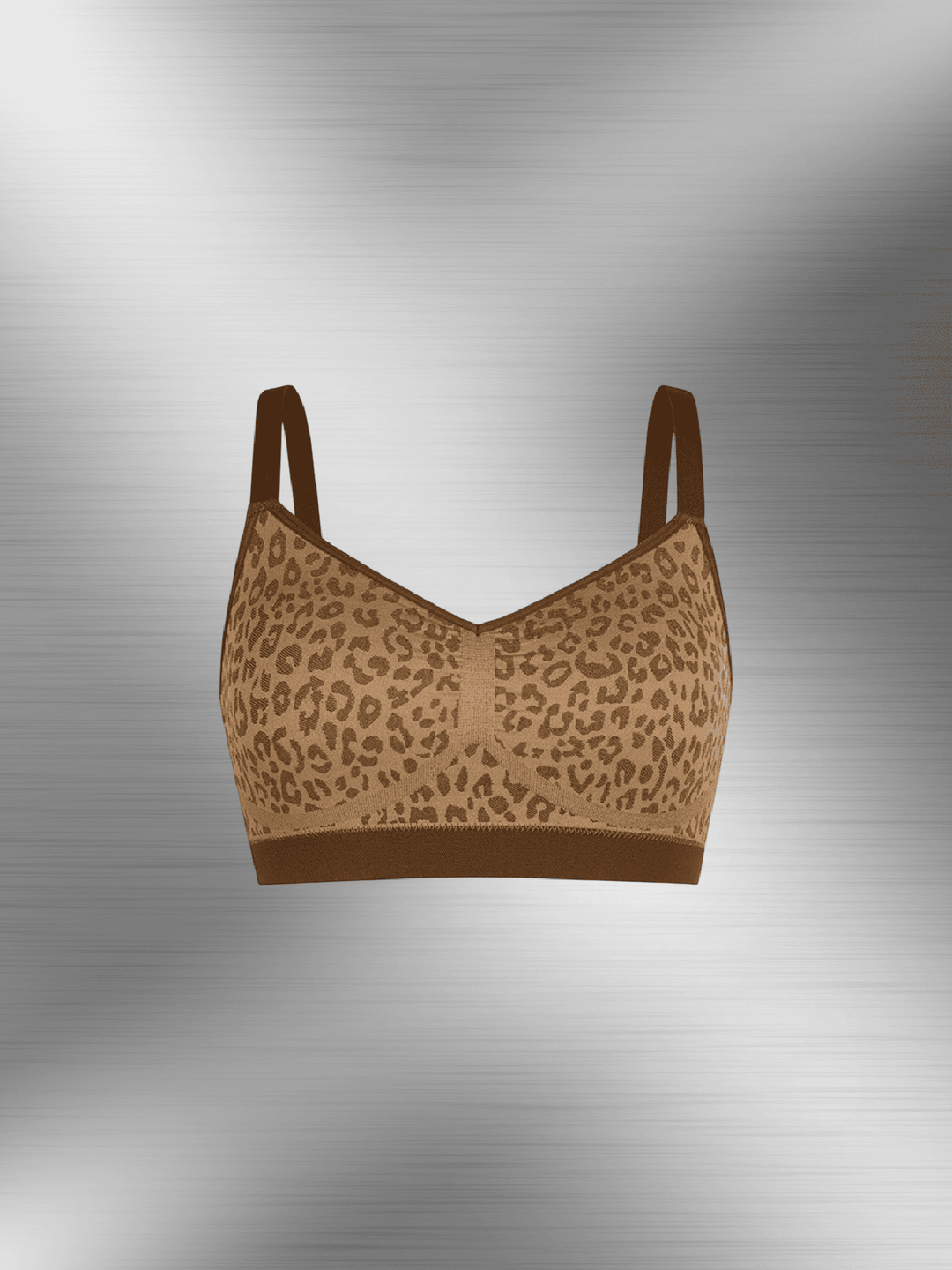 Leopard Luxe Seamless Bust Support Bra