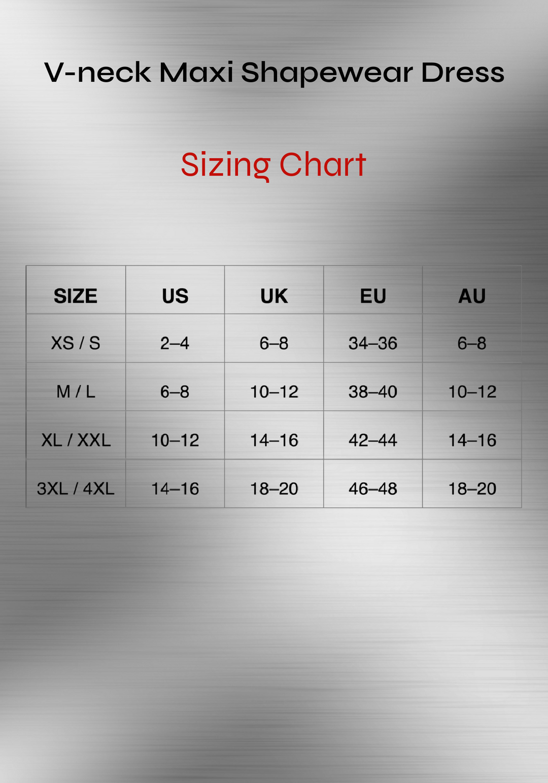 V-neck Maxi Shapewear Dress