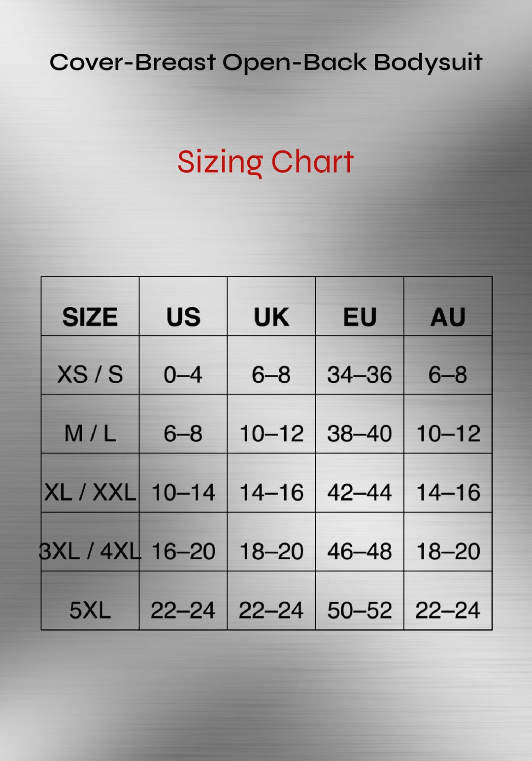 Cover-Breast Open-Back Bodysuit