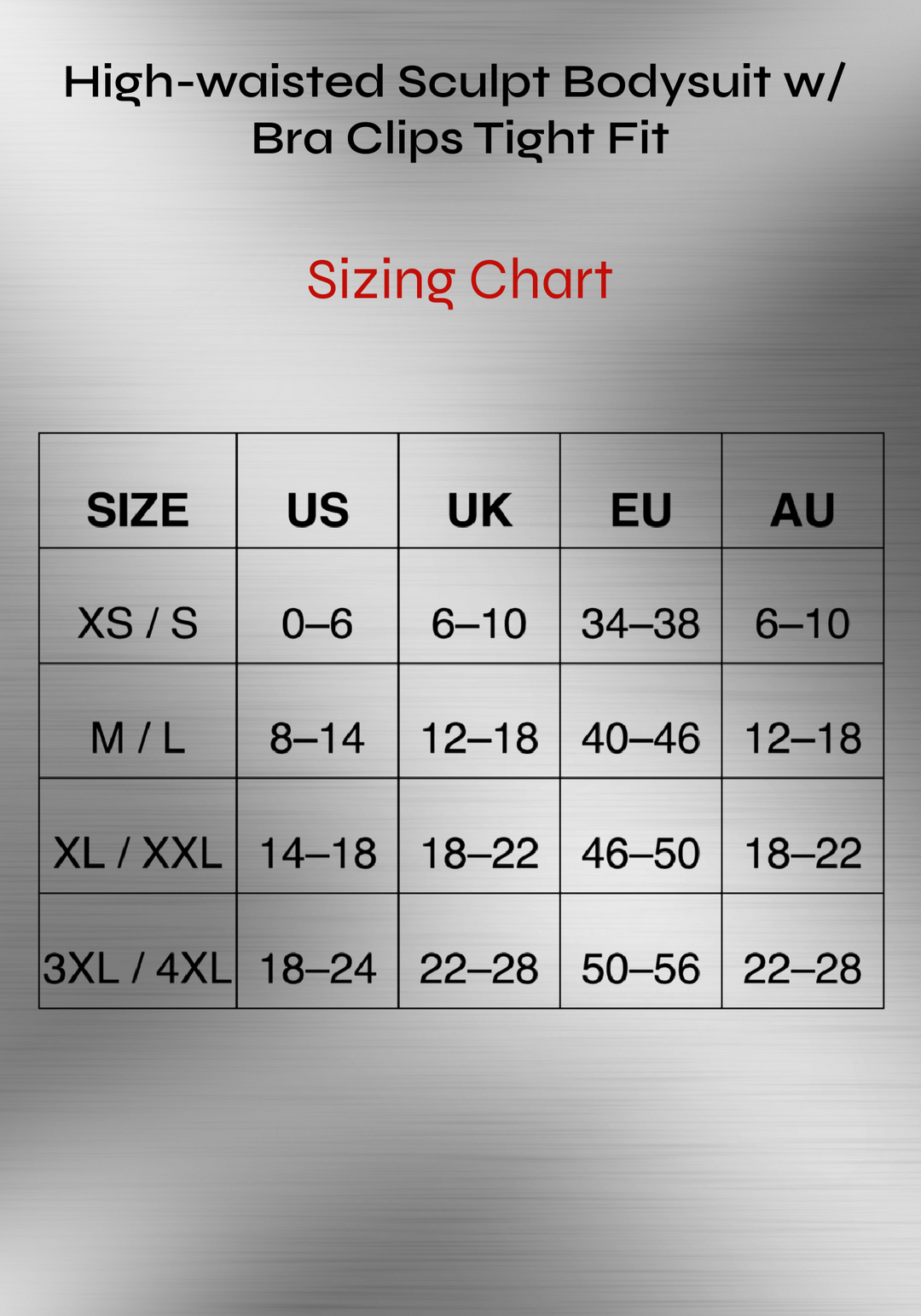 High-waisted Sculpt Bodysuit w/ Bra Clips Tight Fit