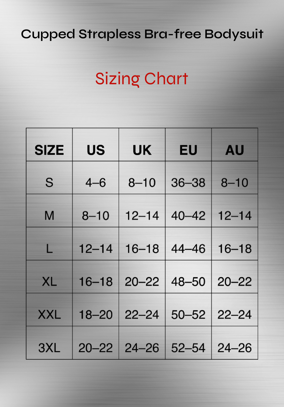 Cupped Strapless Bra-free Bodysuit