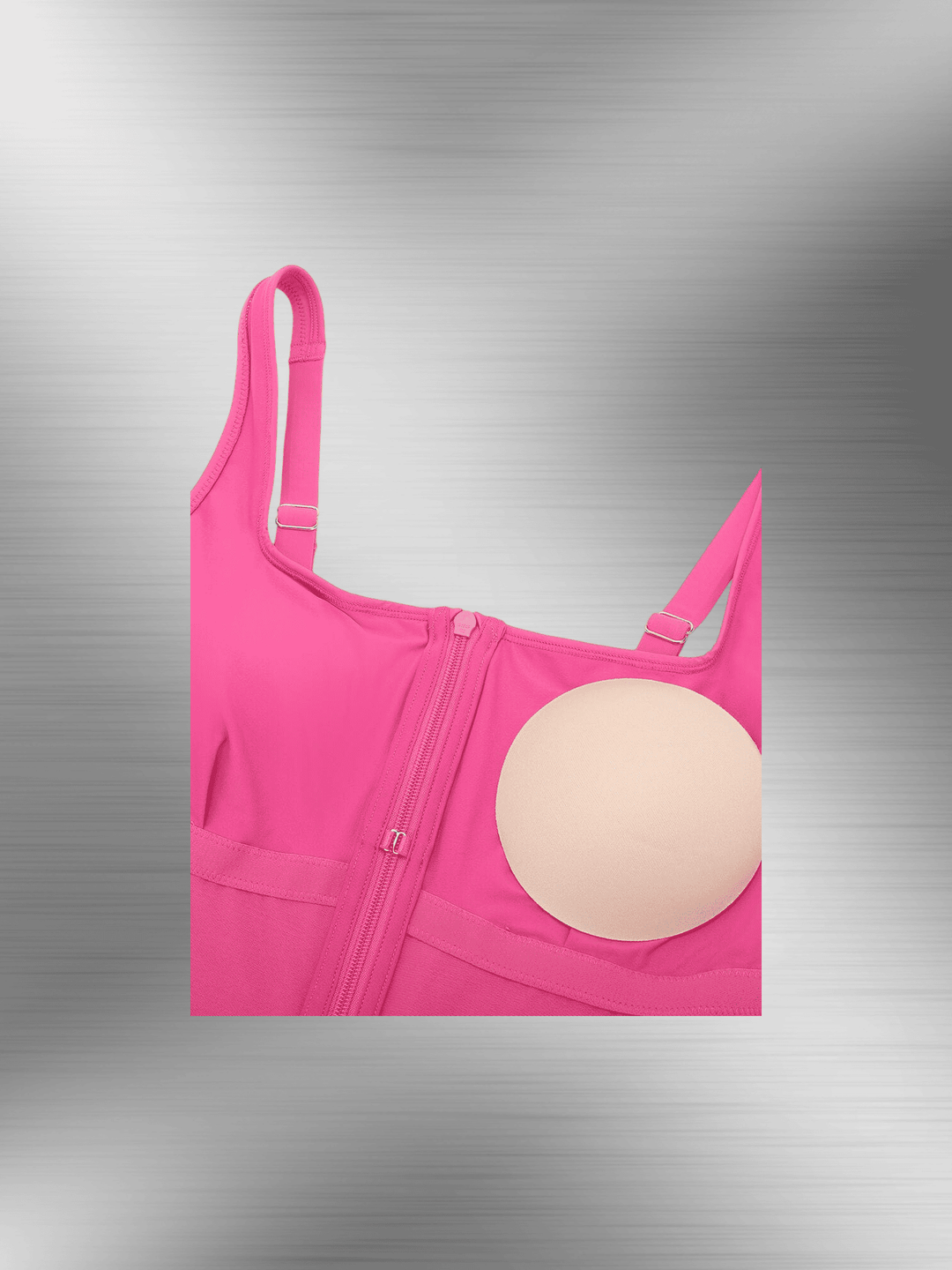 Front-zipper Shaper Bodysuit