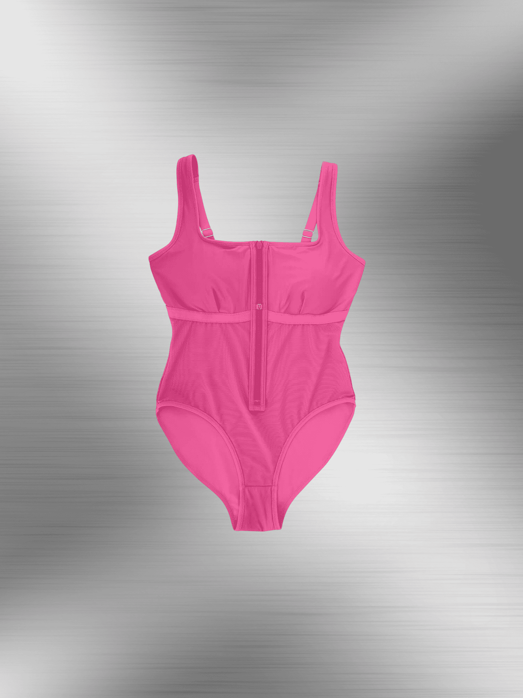 Front-zipper Shaper Bodysuit