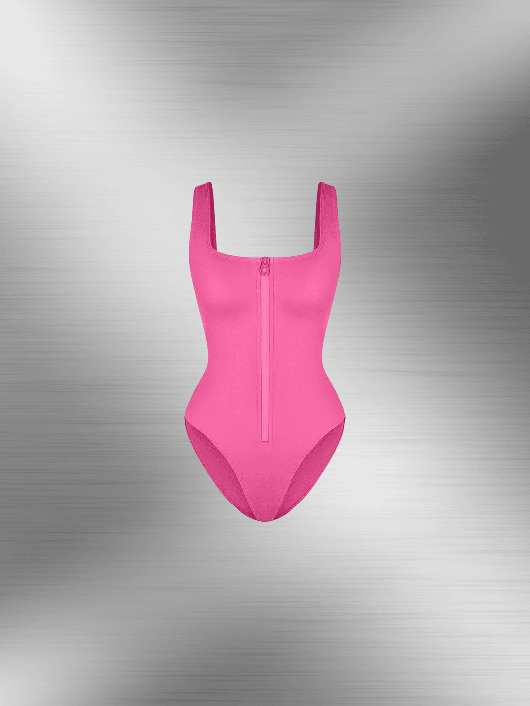 Front-zipper Shaper Bodysuit