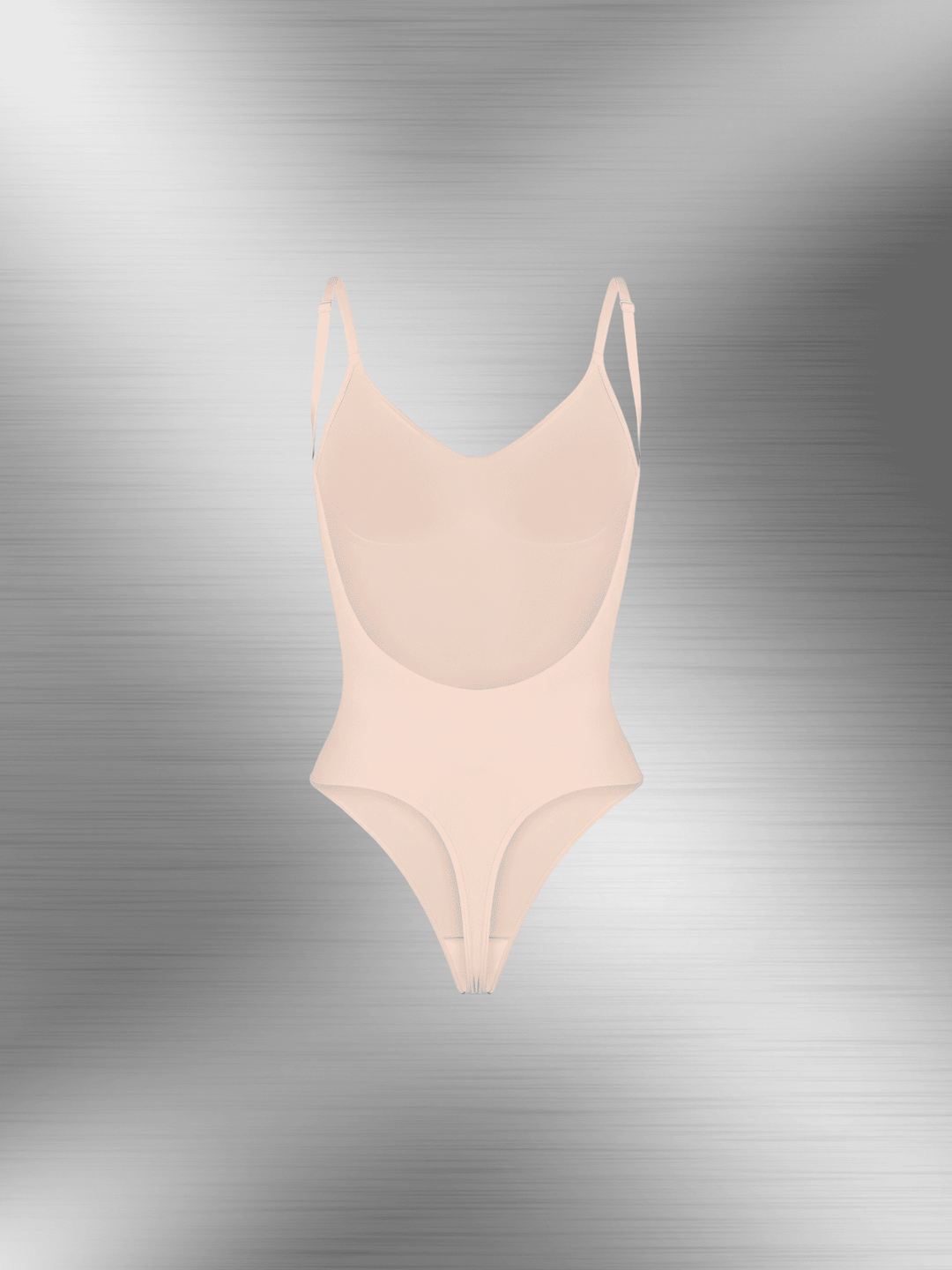 Cover-Breast Open-Back Bodysuit