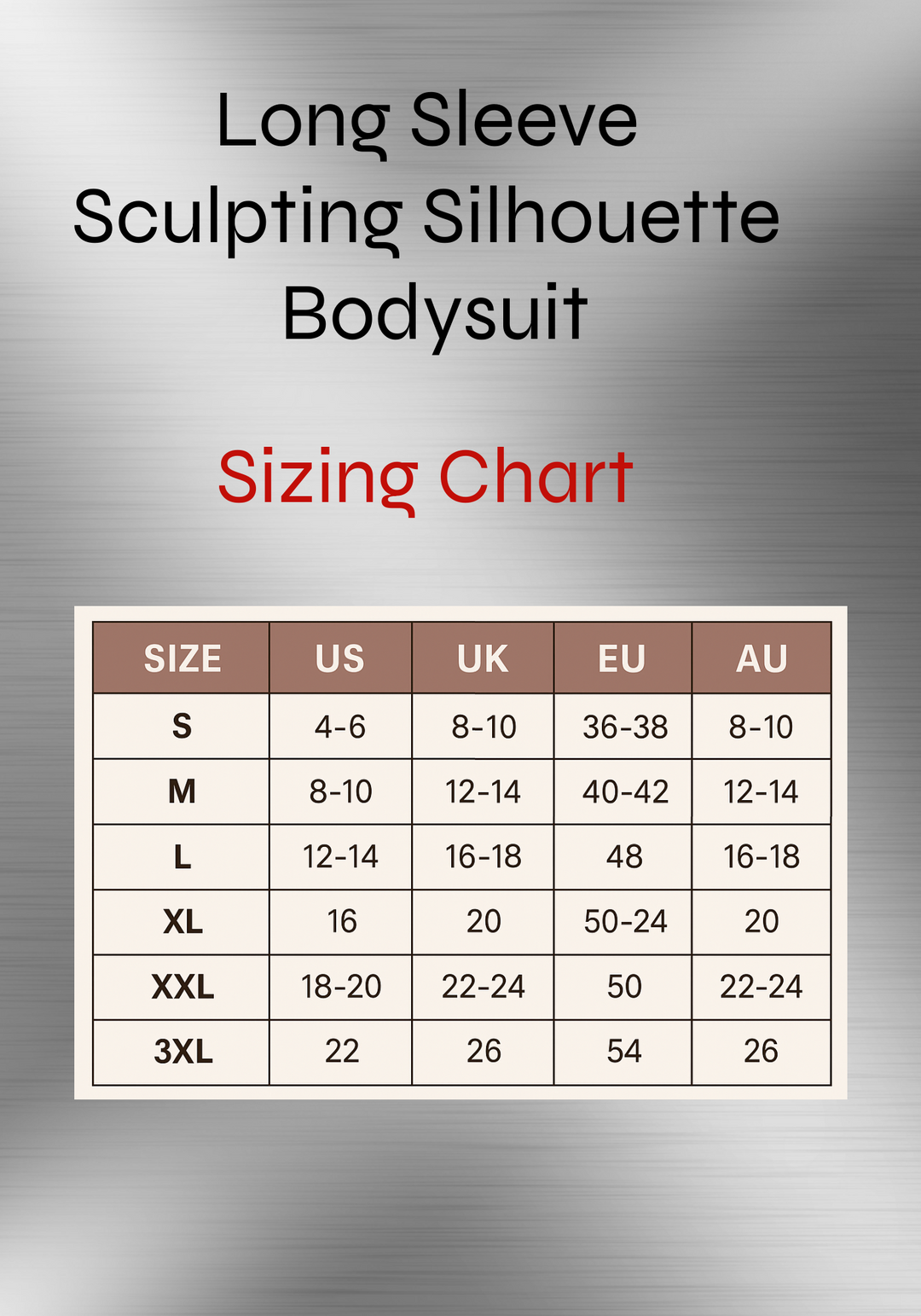 Long Sleeve Sculpting Silhouette Bodysuit