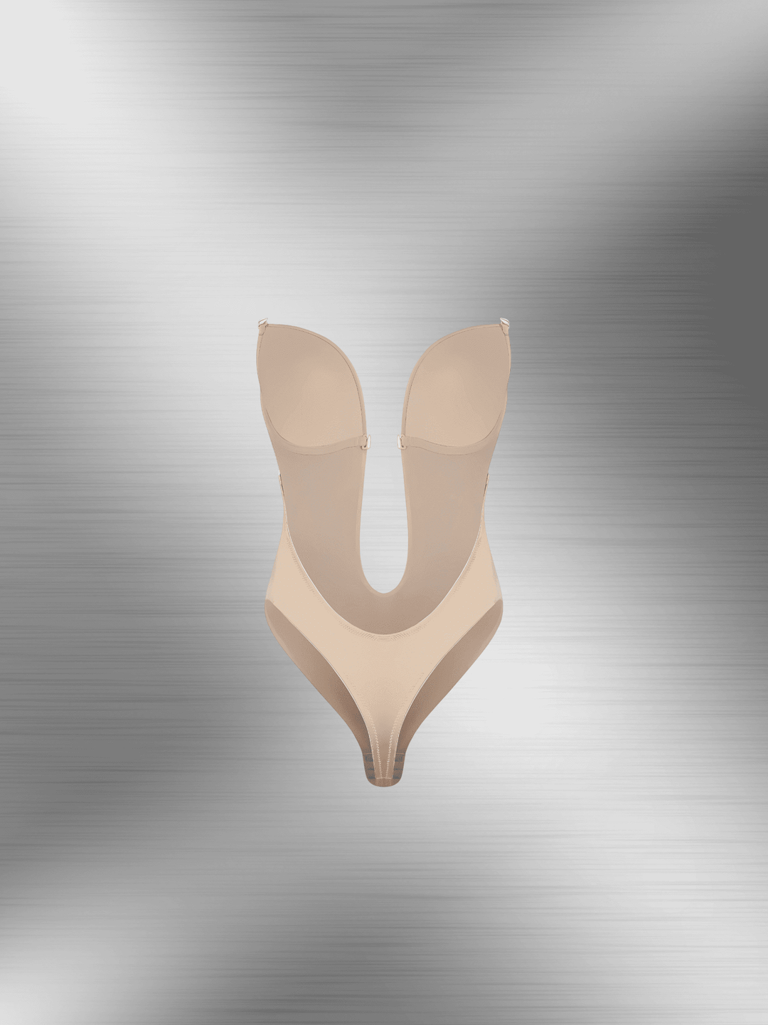 Deep V-Neck Backless U Plunge Bodysuit