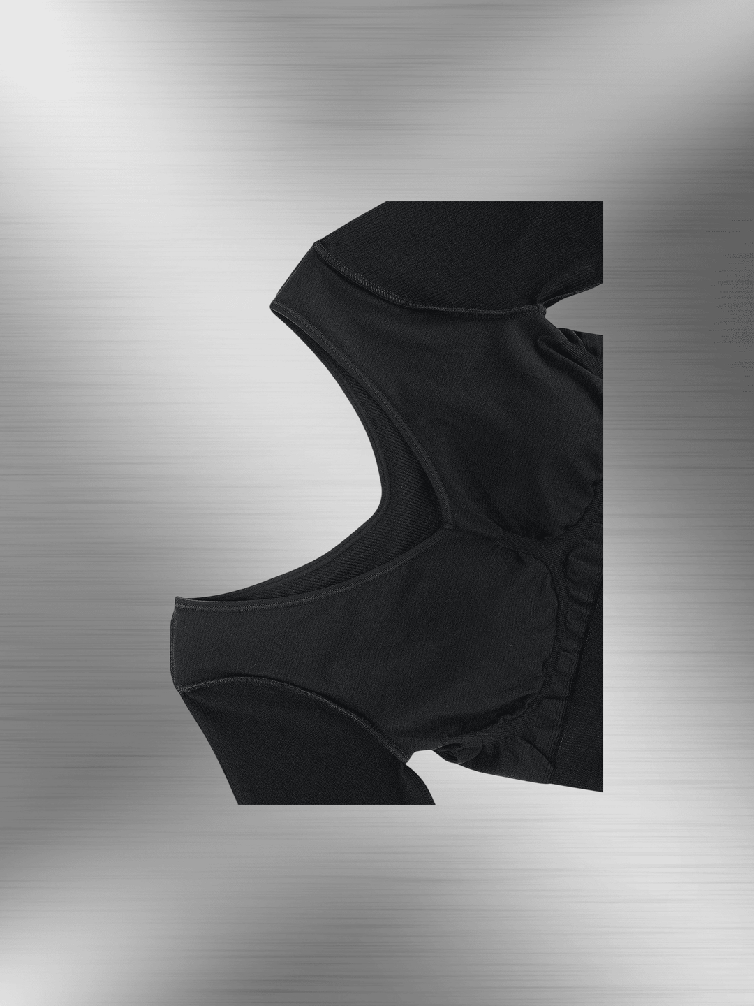 V-Neck Long Sleeve Body Shaper Dress