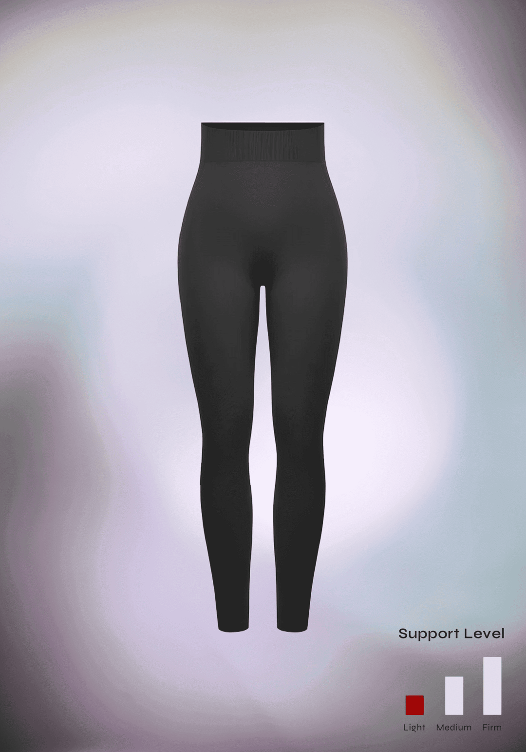 Body shaping leggings with light support, high-waist seamless fit, and slimming leg-lengthening silhouette YD240011