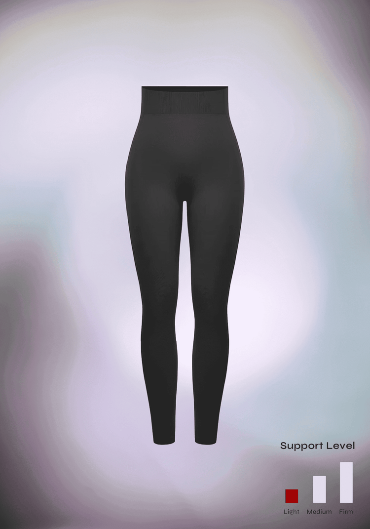 Body shaping leggings with light support, high-waist seamless fit, and slimming leg-lengthening silhouette YD240011