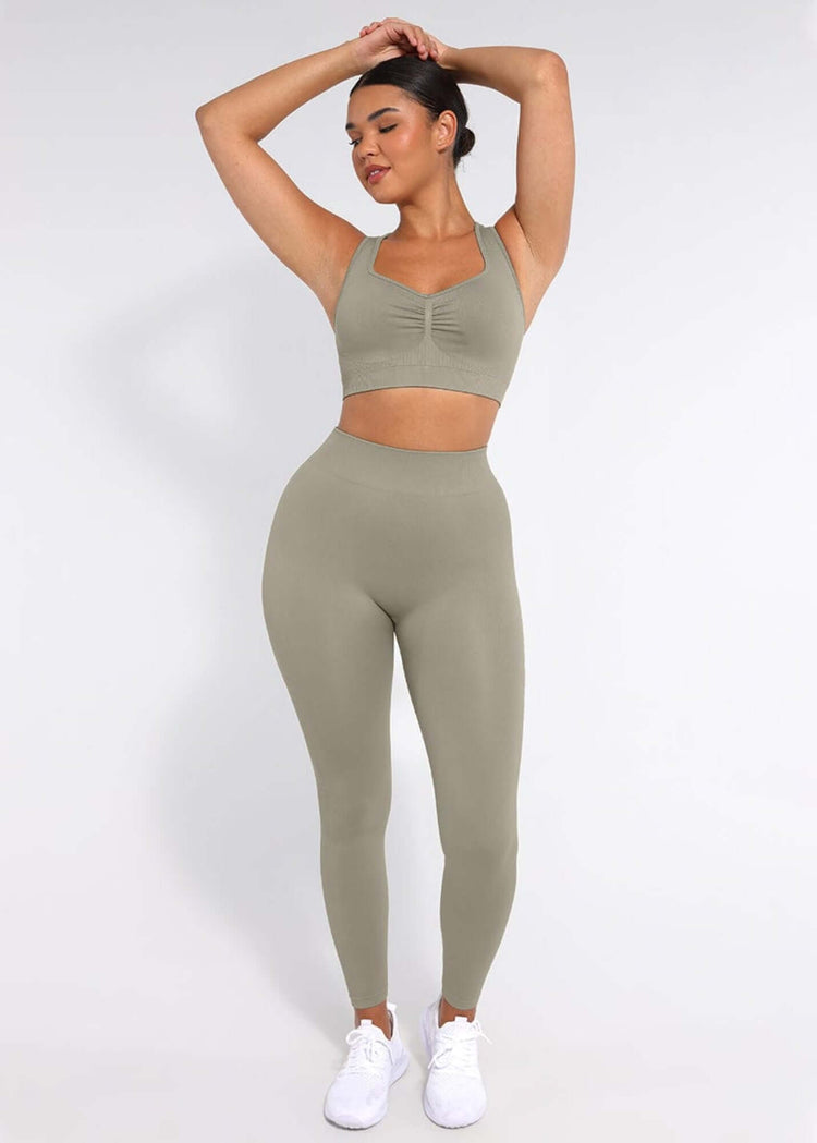 body shaping leggings for women in light control sleek fit seamless high-waist contouring activewear
