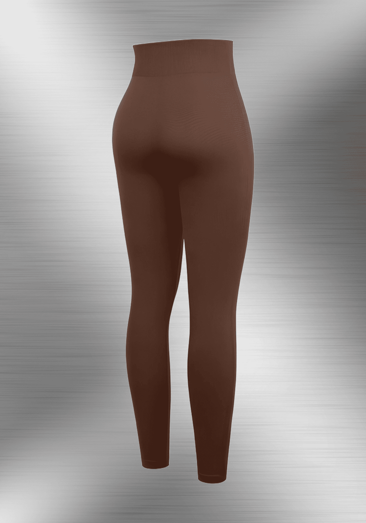 Body shaping leggings with high-waist seamless fit, light control, and slimming leg contour, SKU YD240011