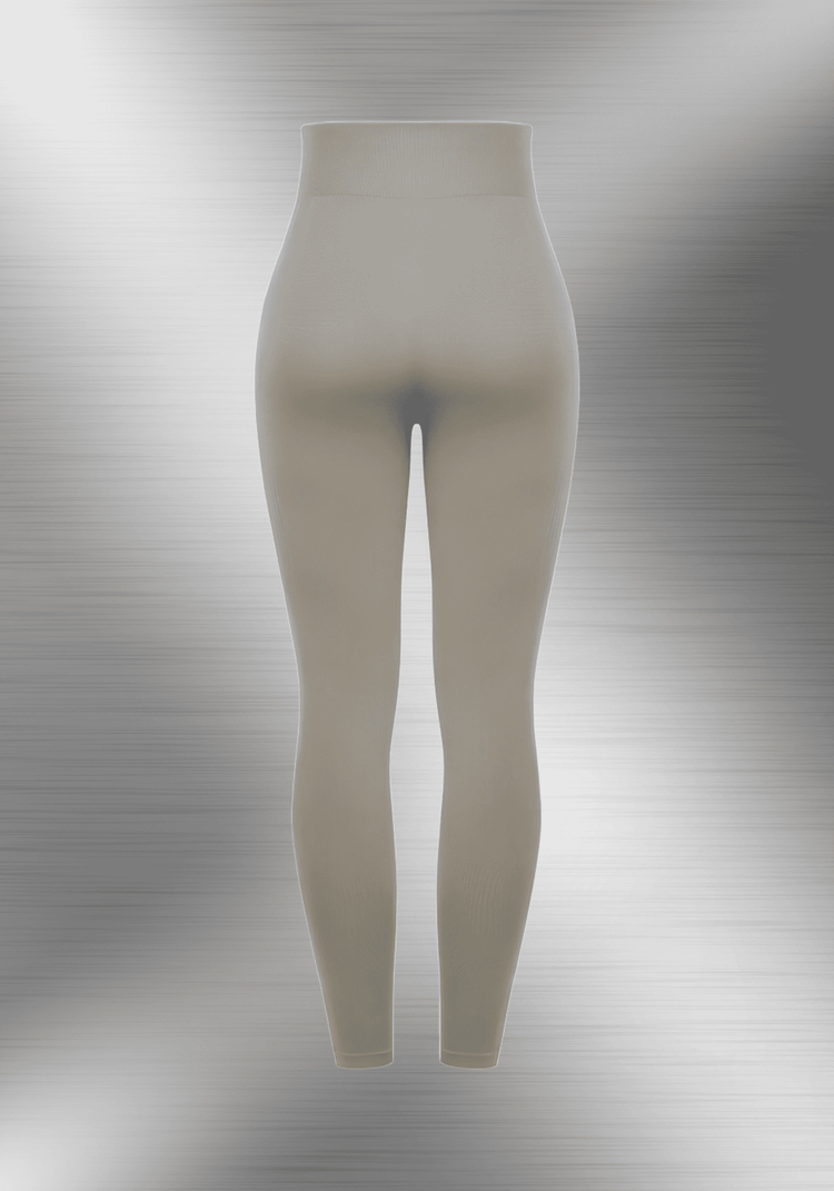 body shaping leggings with light control, seamless high-waist fit, and sleek silhouette for a smooth, elongated look