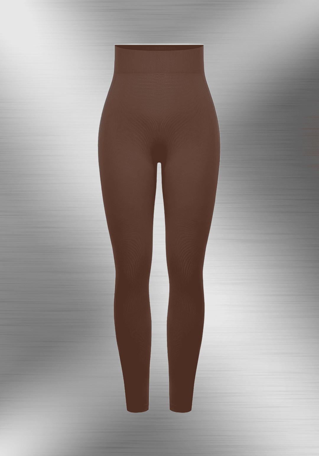 Body shaping leggings with high-waist seamless design, slim-fit sculpting support, and elongated leg effect, YD240011