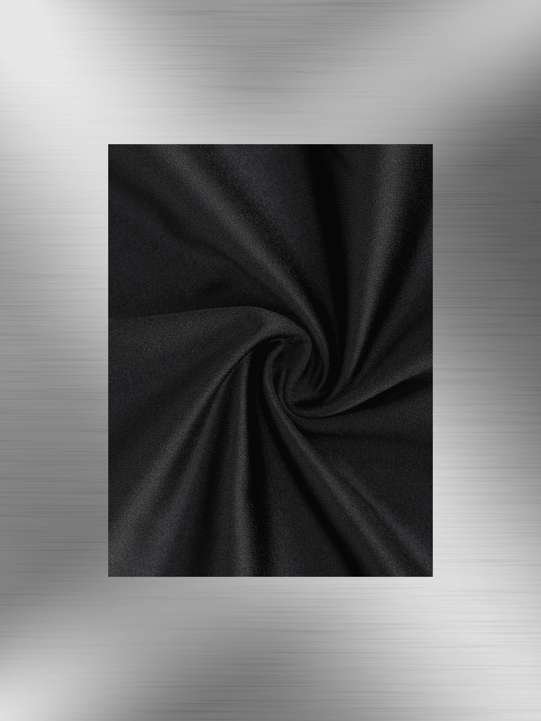 Black corset bodysuit fabric swirl with sculpting texture and vintage-inspired style