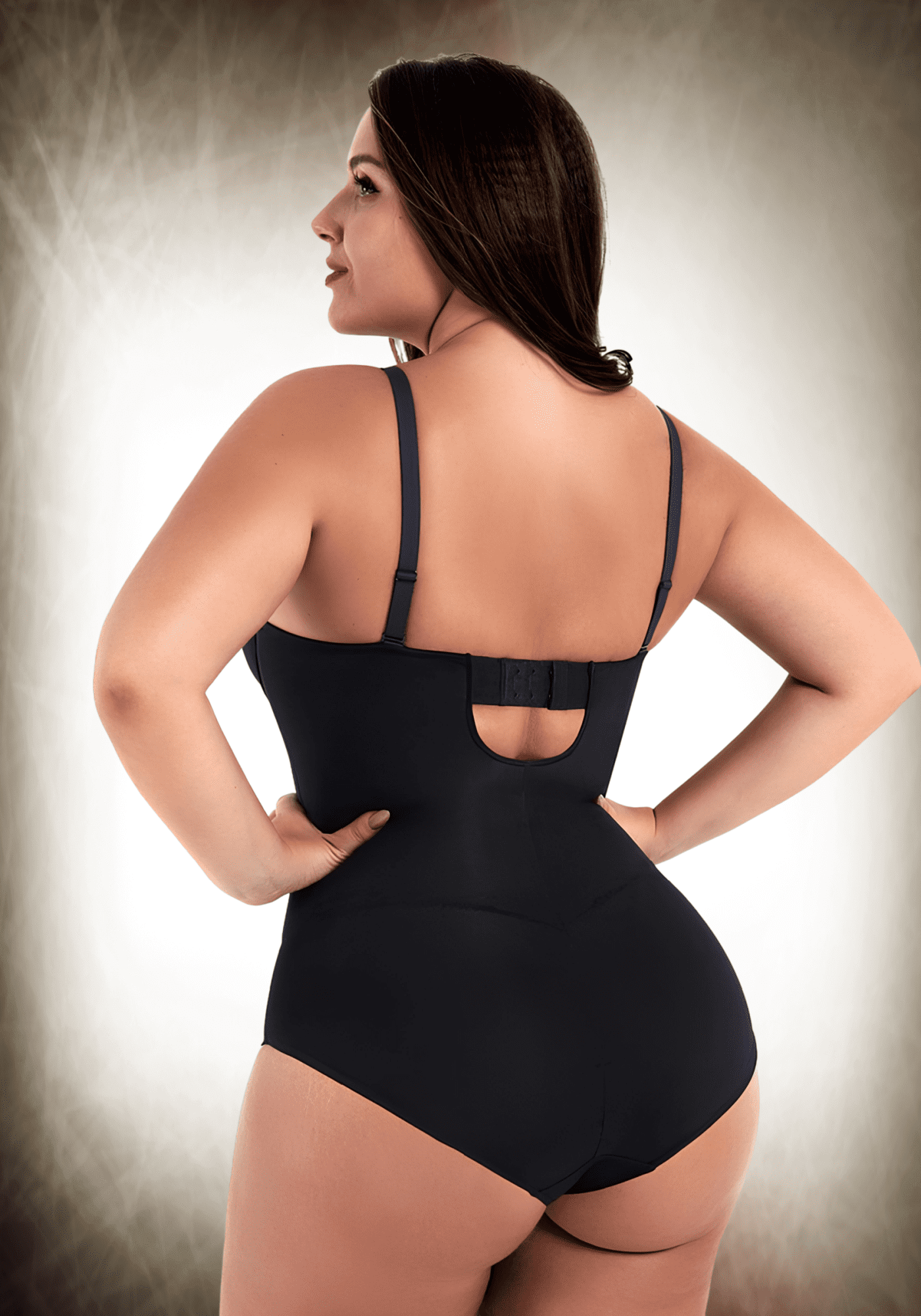 Fancy Cupped Panty Bodysuit 