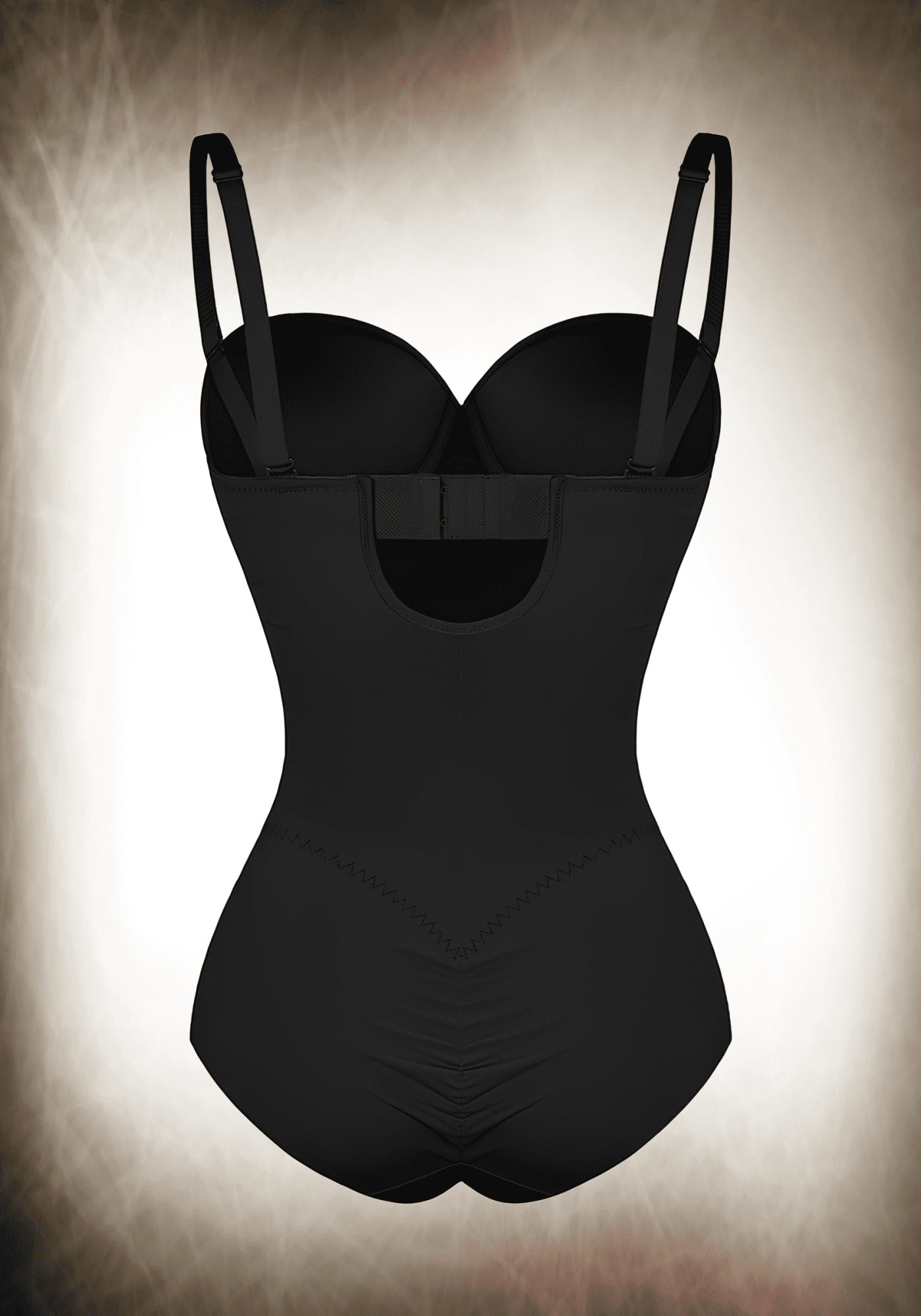 Fancy Cupped Panty Bodysuit 