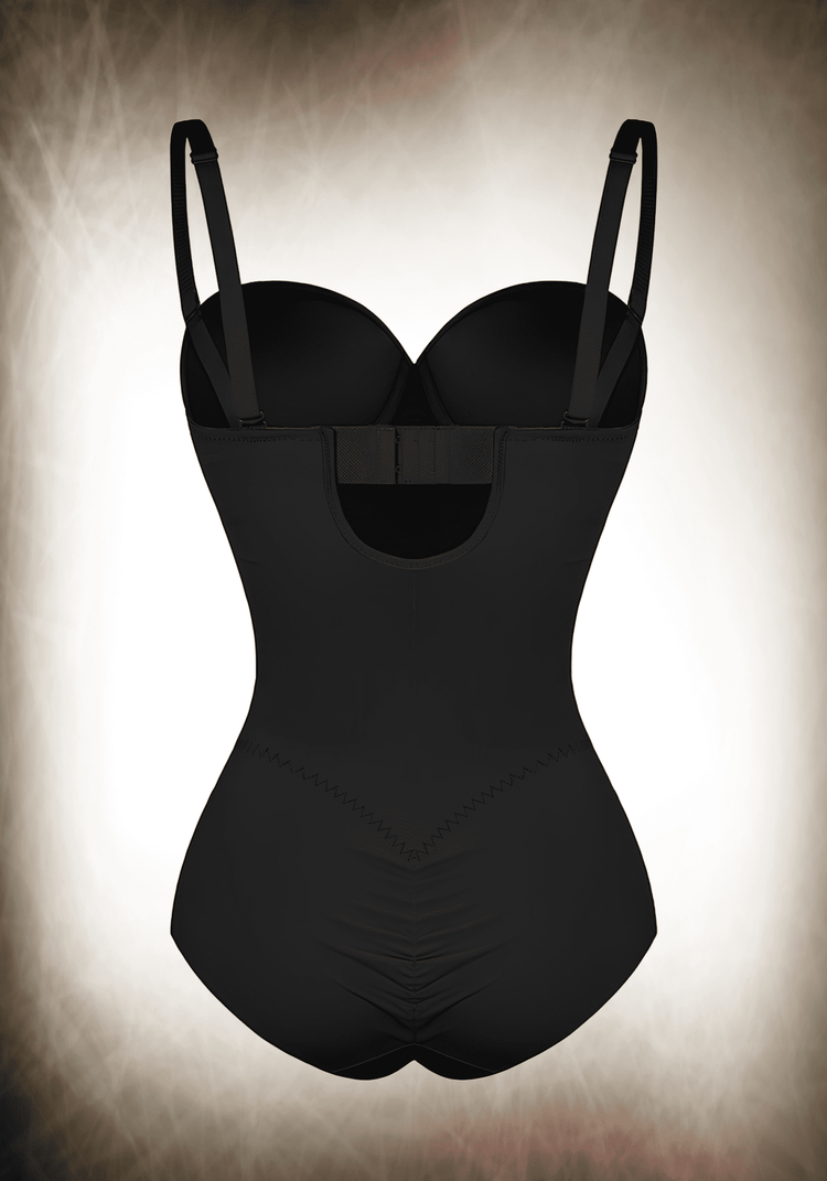 Fancy Cupped Panty Bodysuit 