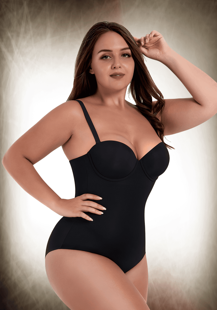 Fancy Cupped Panty Bodysuit 