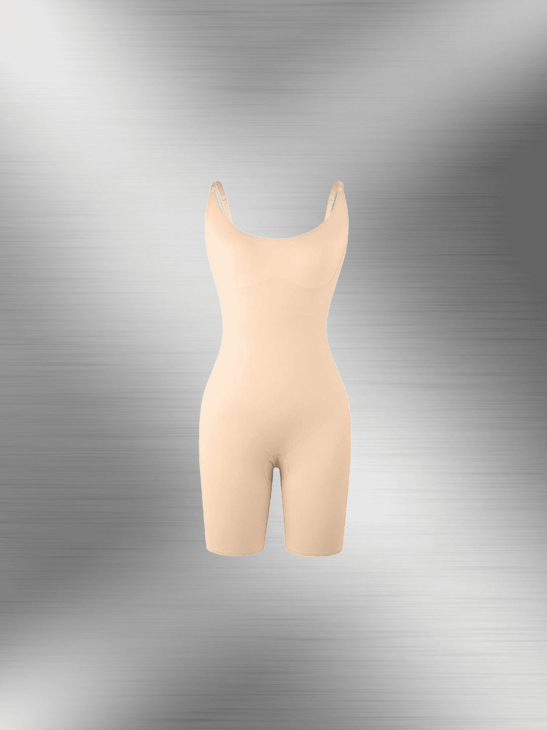 firm body shaper full-body compression bodysuit with diamond neckline for a smooth, supportive fit under outfits