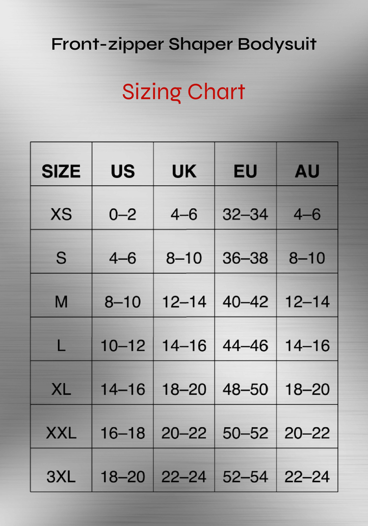 Front-zipper Shaper Bodysuit 
