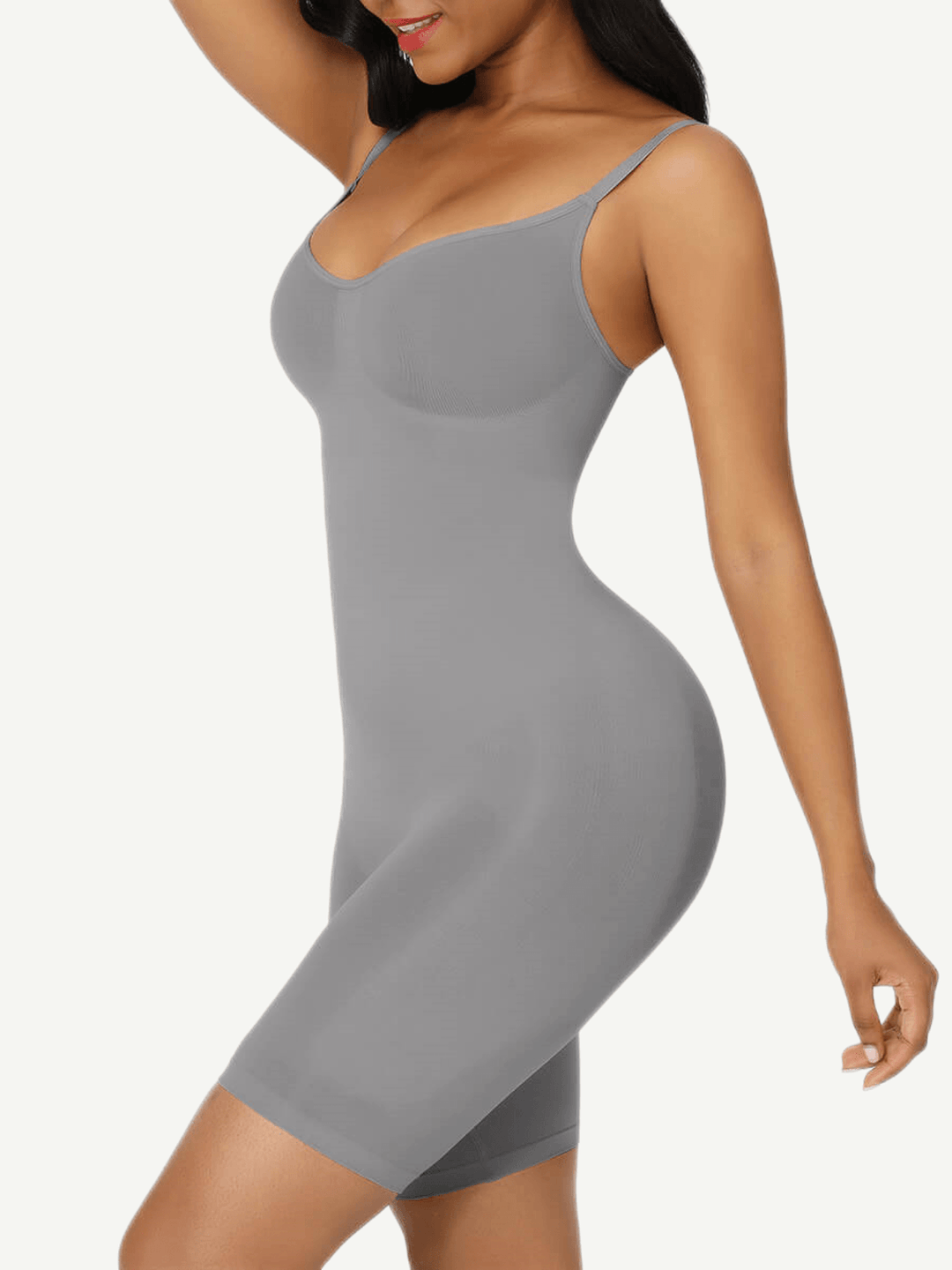 full body shaper bodysuit with waist, tummy, and thigh control for a smooth, sculpted silhouette