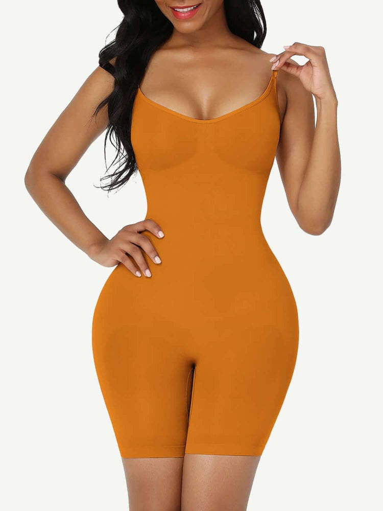 full body shaper bodysuit for waist, tummy and thigh control with butt-lifting support under outfits