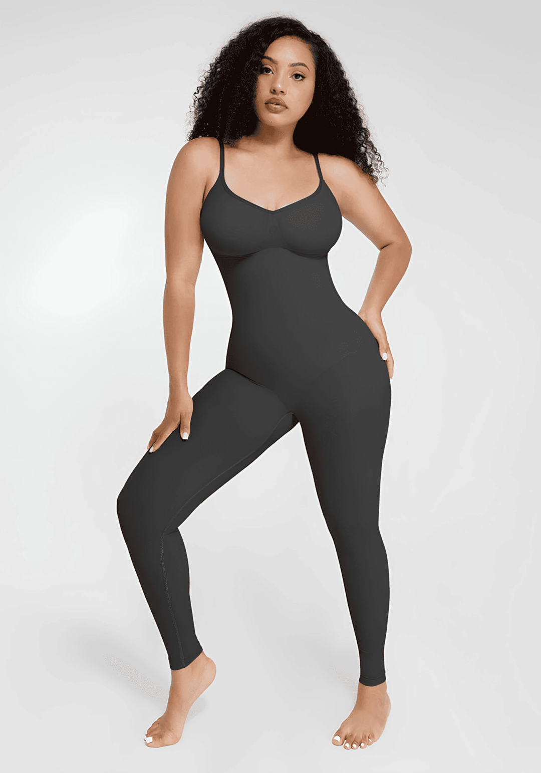 full-length body shaper catsuit with seamless support, adjustable straps, and a lifted fit for everyday confidence MT240061
