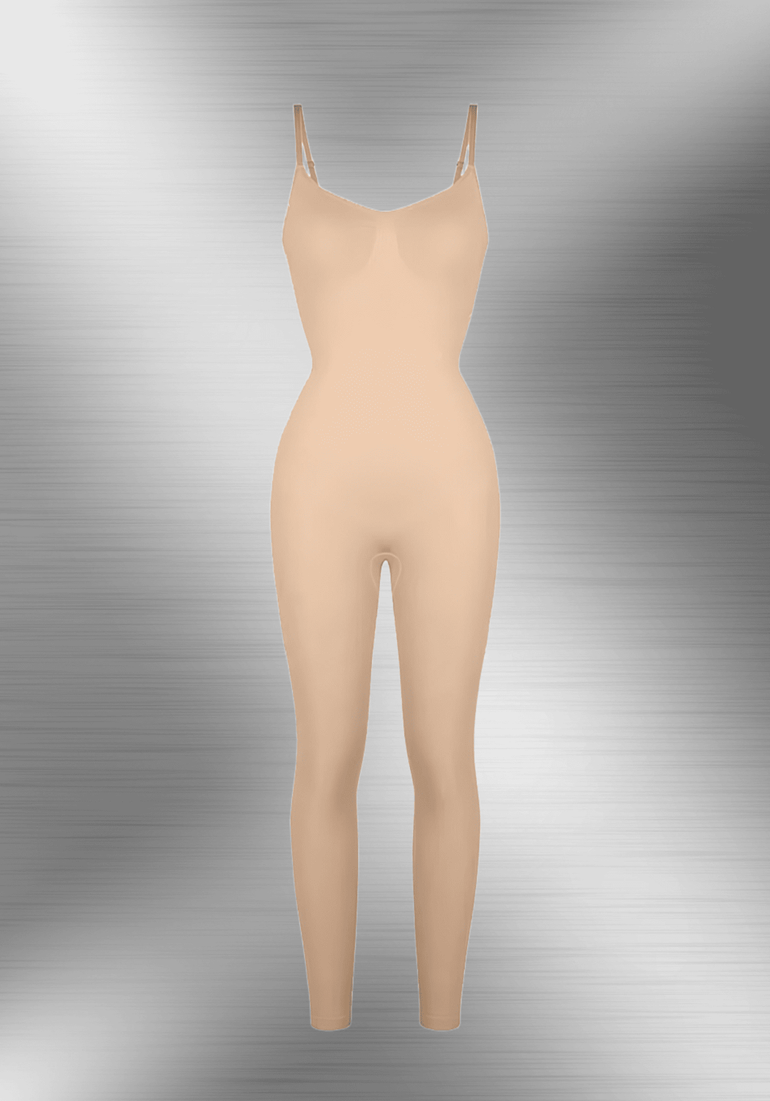 full-length body shaper catsuit seamless nude shapewear with adjustable straps and body control MT240061