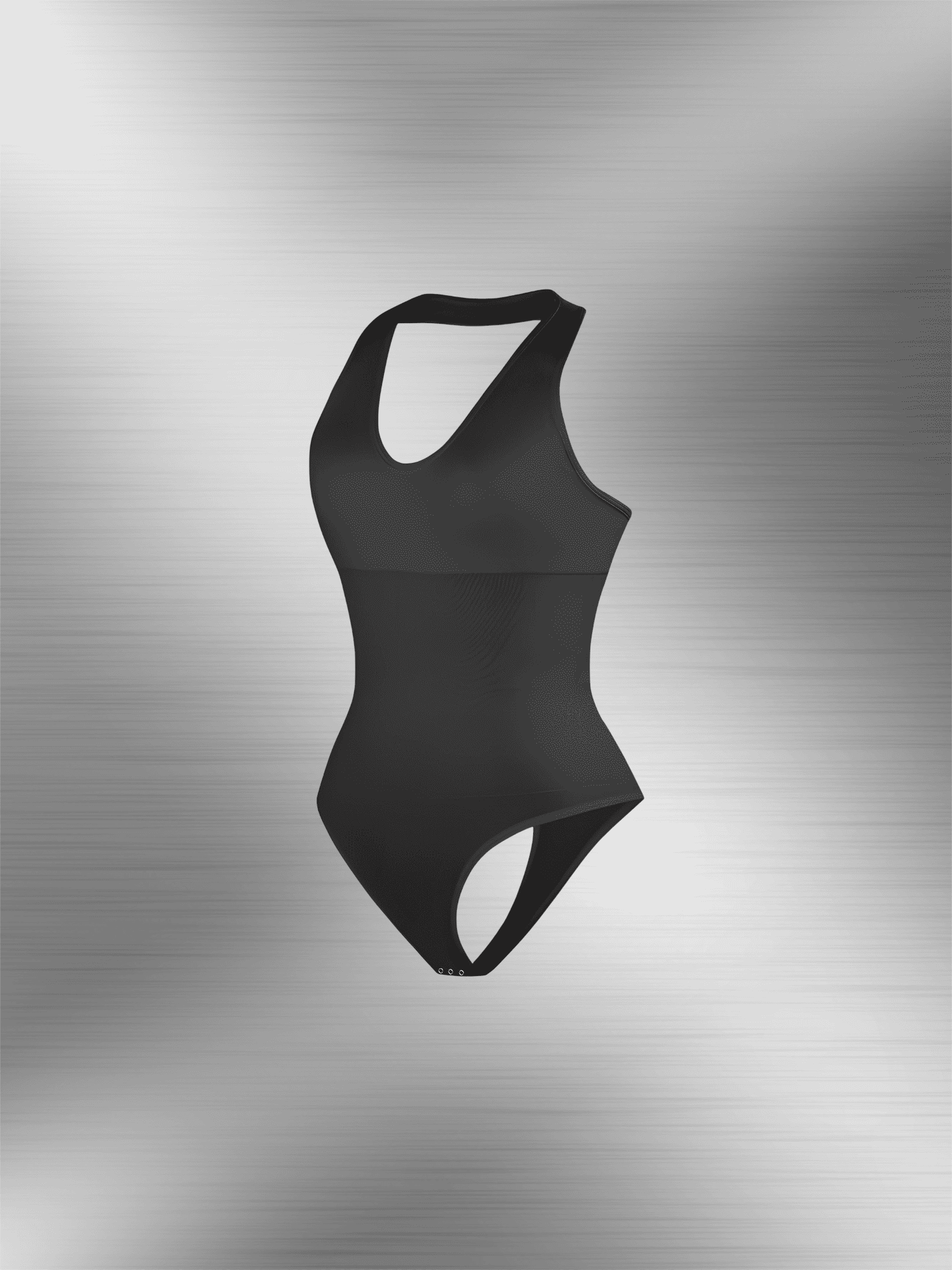 hanging neck shapewear bodysuit black seamless tummy control bodysuit with deep V design and sculpting fit