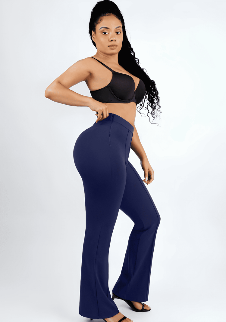 high-waist flare pants with body-contouring fit and flattering flared leg for a sleek, supportive look