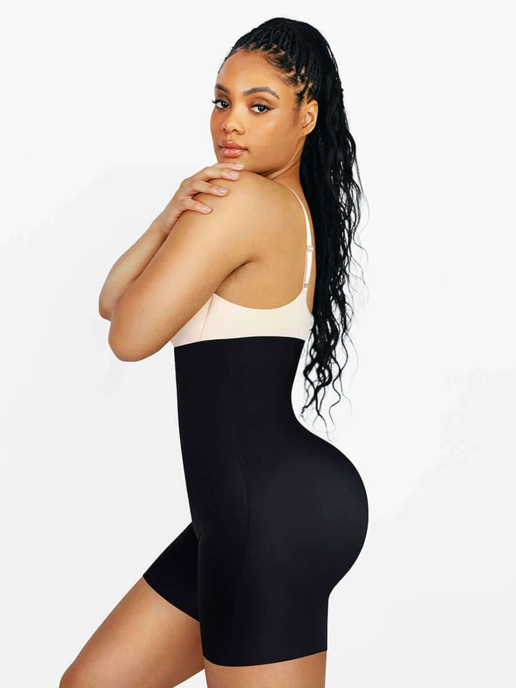 high waist butt lifter shapewear shorts with butt-lifting support for a smooth, curvy silhouette