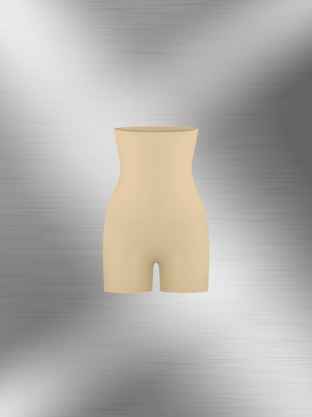 High waist butt lifter shaping shorts with removable buttock pads for a smoother, fuller curve under fitted clothes
