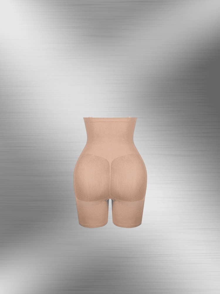 high-waisted sculpt bodysuit with bra clips, seamless tight-fit shapewear for waist control and butt lifting