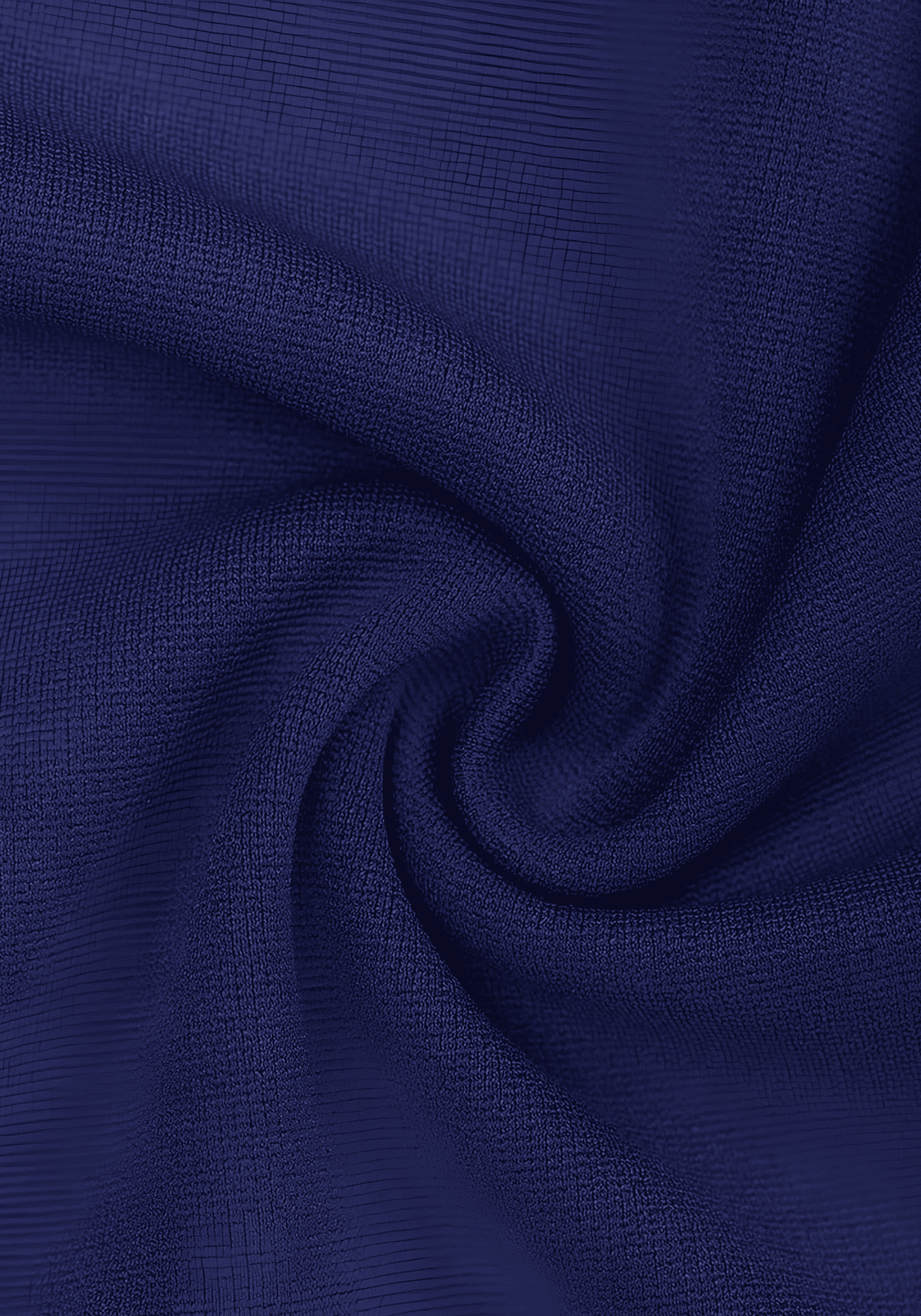 high-waisted straight leg pants in luxe navy Roman fabric with soft texture and sculpting finish