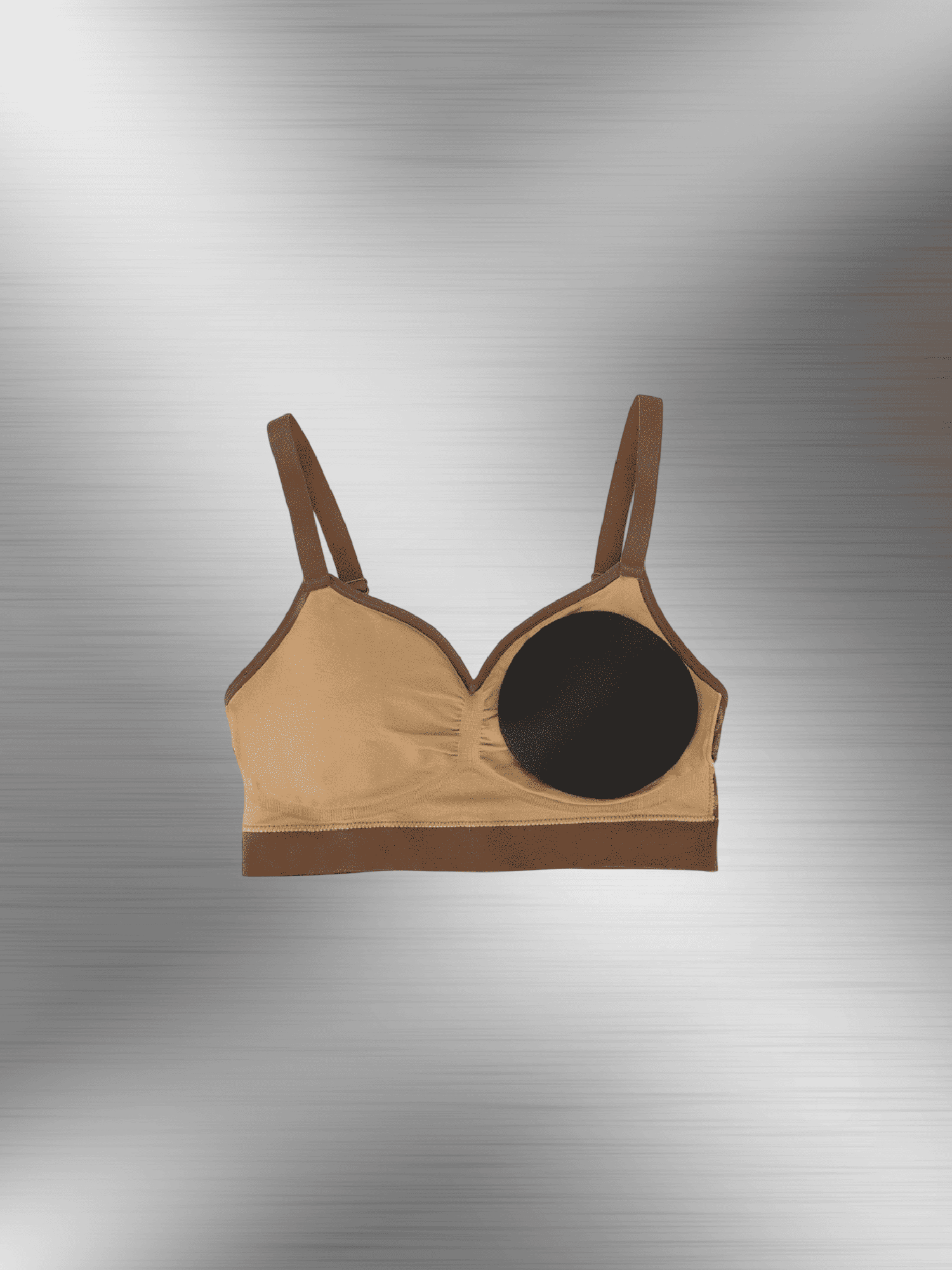 Leopard Luxe seamless bust support bra with adjustable straps, under-bust support band, and smooth seamless fit