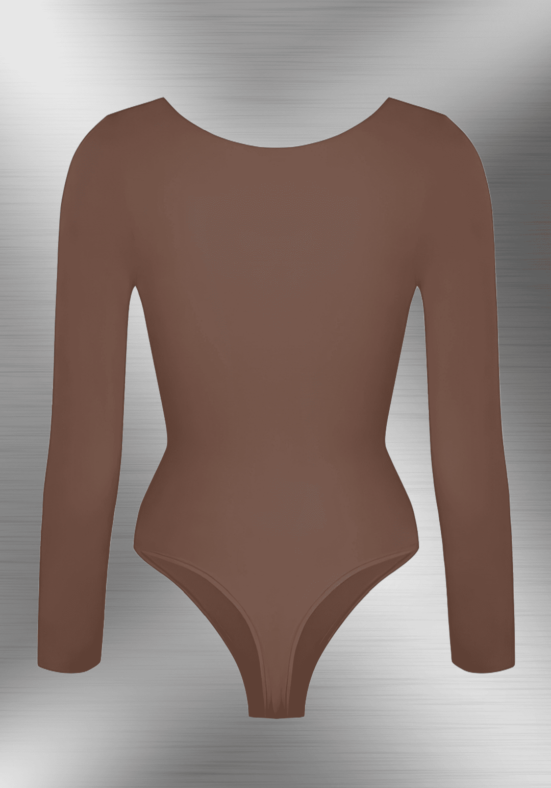 long sleeve sculpting bodysuit with seamless fitted silhouette and long sleeves for smooth layering and everyday comfort