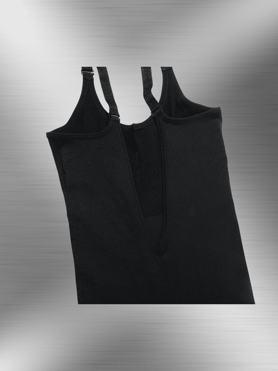 low-back seamless bodysuit with sculpting support, smooth black design, tummy control, butt-lifting fit, and sleek body contouring