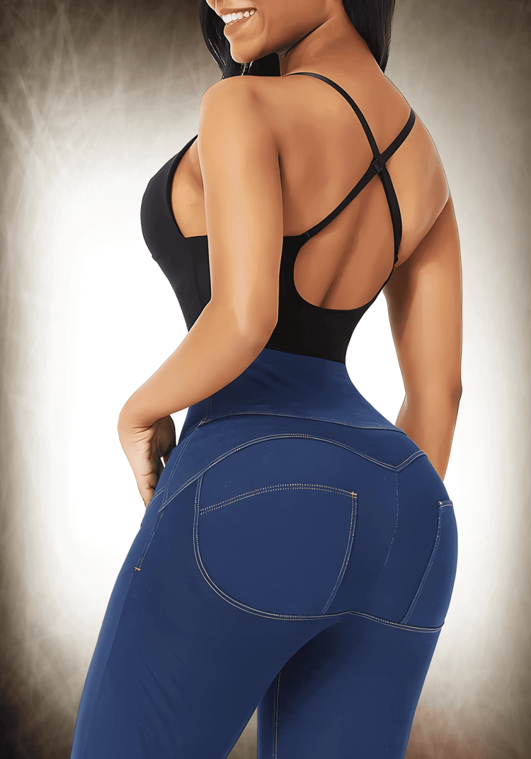 low back thong bodysuit with criss-cross straps, seamless sculpting fit, and tummy control for low-back dresses