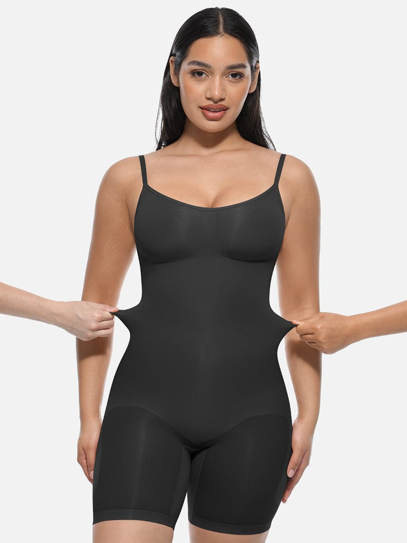Full Body Shaper stretch comfort demonstration