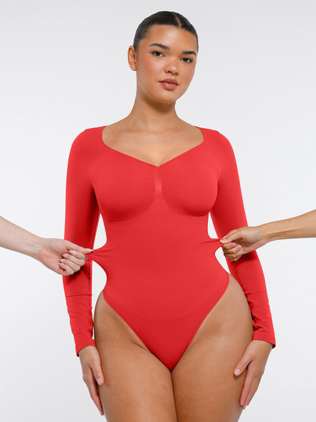 Long Sleeve Sculpting Silhouette Bodysuit