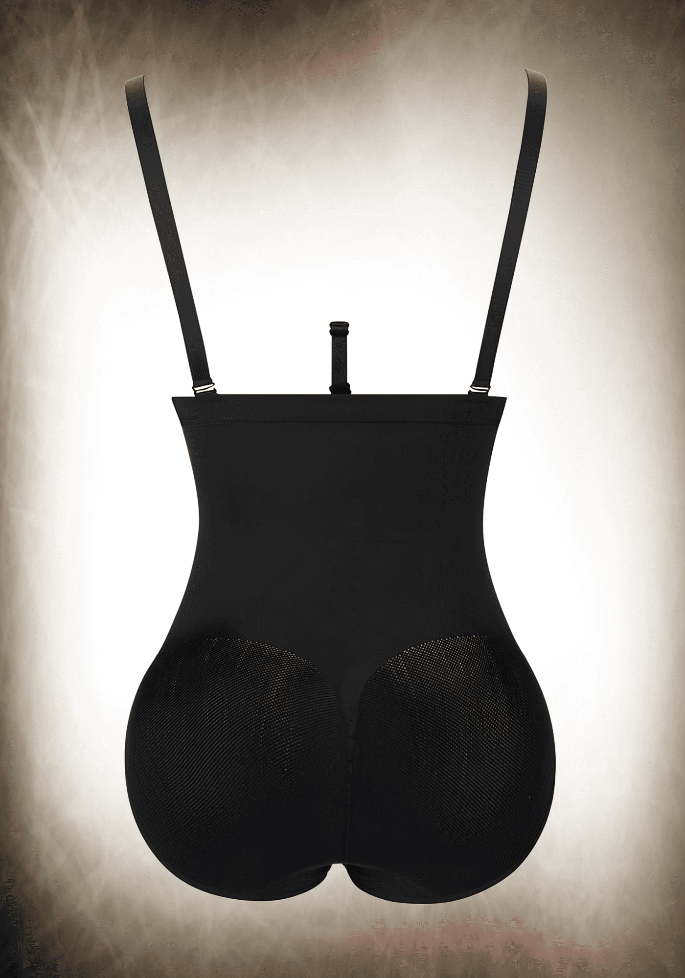 seamless shapewear bodysuit with adjustable straps, tummy control panel, and invisible seamless shaping for a smooth silhouette