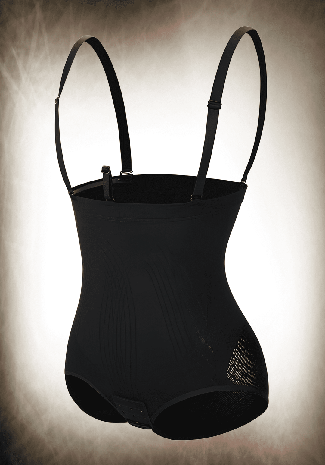 seamless shapewear bodysuit with adjustable straps, tummy control, and invisible seamless shaping under clothes