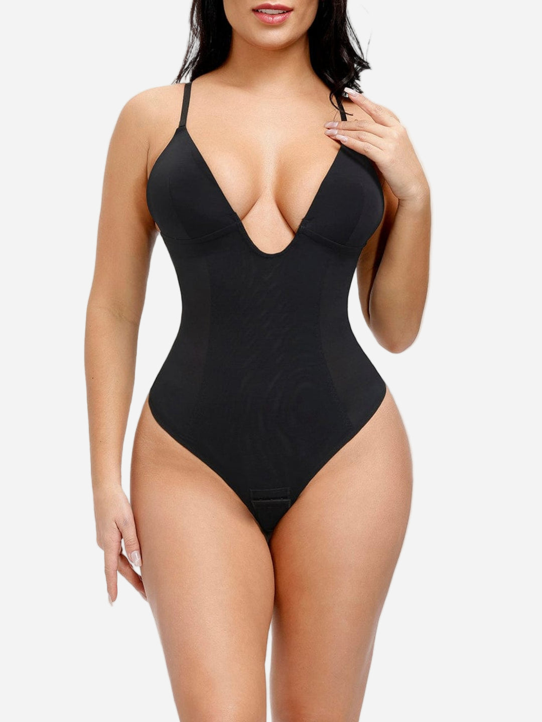 Sculpt-Low-Back Thong Bodysuit