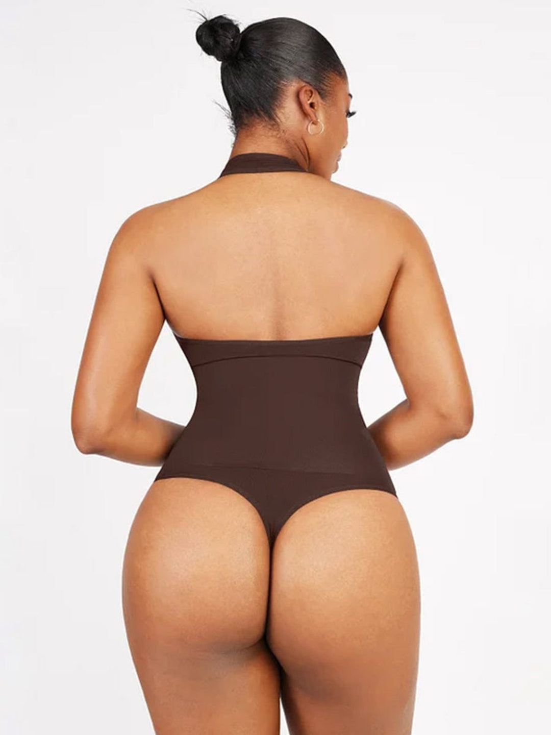Hanging-neck Shapewear Bodysuit
