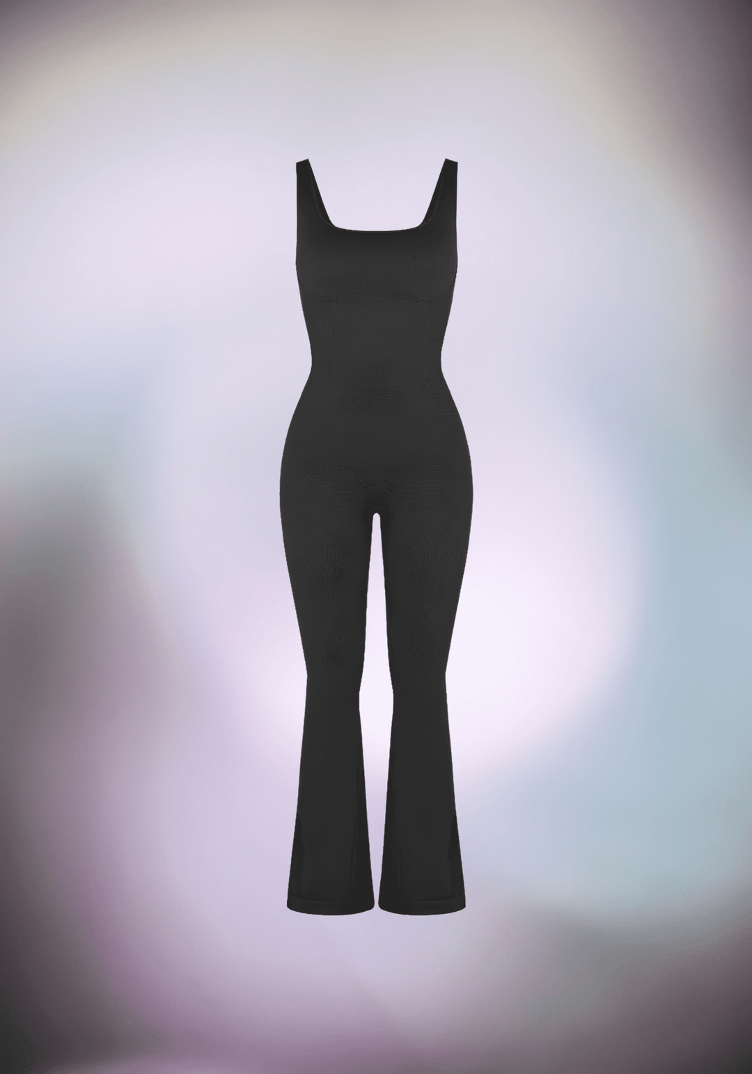 Flared Jumpsuit with Open Back